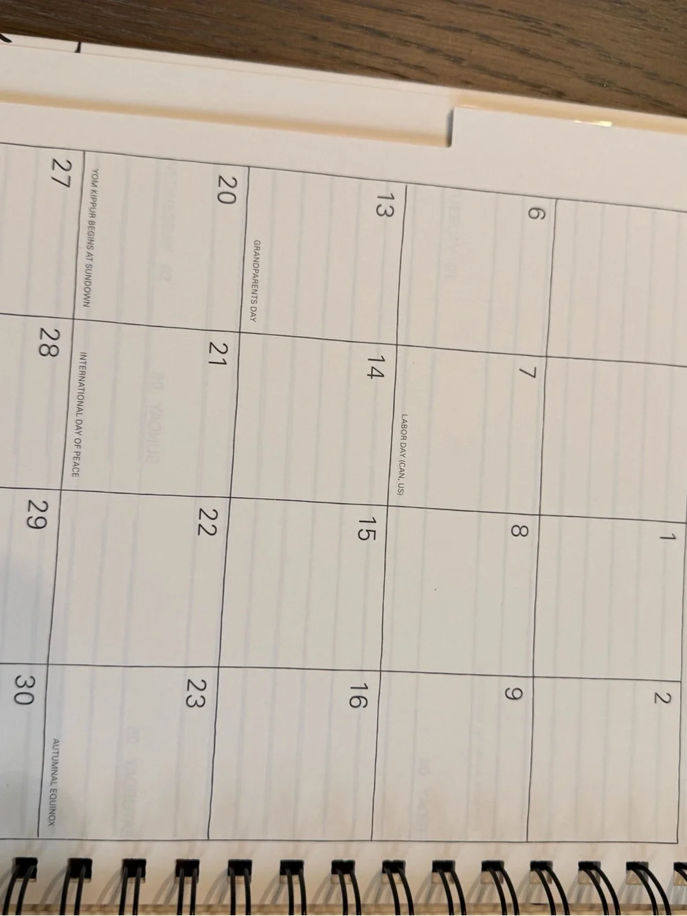 NWT Rae Dunn 2027 Hard Cover Planner Smoke Free Home